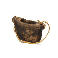 Vintage pojemnik z drewna naczynie na olej/latarnia M